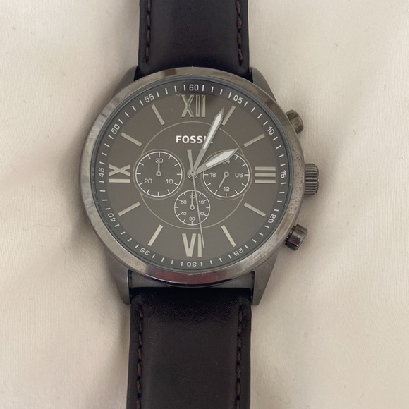 Fossil Other - Men’s Fossil Watch Stainless Leather